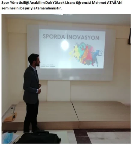 Spor Bilimleri Fakültesi Spor Yöneticiliği Anabilim Dalı